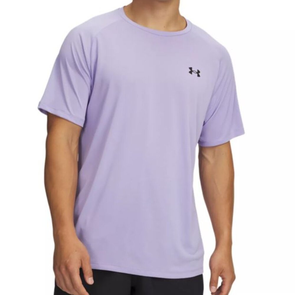 Men's Under‎ Armour T-Shirt M Medium Loose Fit Purple Lavender NWT
